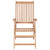 Reclining Garden Chairs 6 pcs Solid Teak Wood