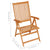 Garden Chairs 4 pcs with Grey Cushions Solid Teak Wood