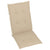 Garden Chairs 6 pcs with Beige Cushions Solid Teak Wood