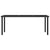 7 Piece Garden Dining Set Poly Rattan Black