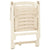 Garden Chairs 2 pcs Plastic White