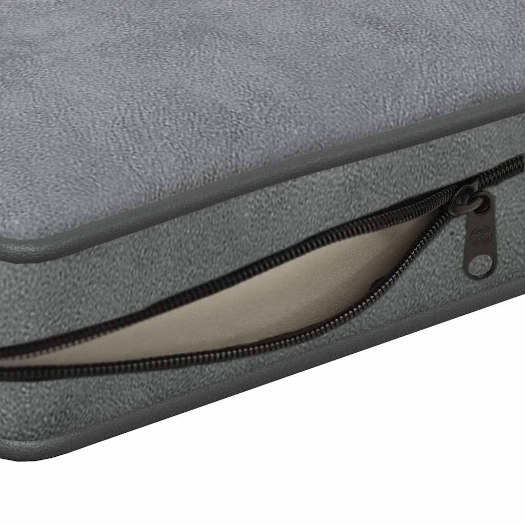 Dog Sofa Dark Grey 72x45x30 cm Plush