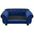 Dog Sofa Blue 72x45x30 cm Plush