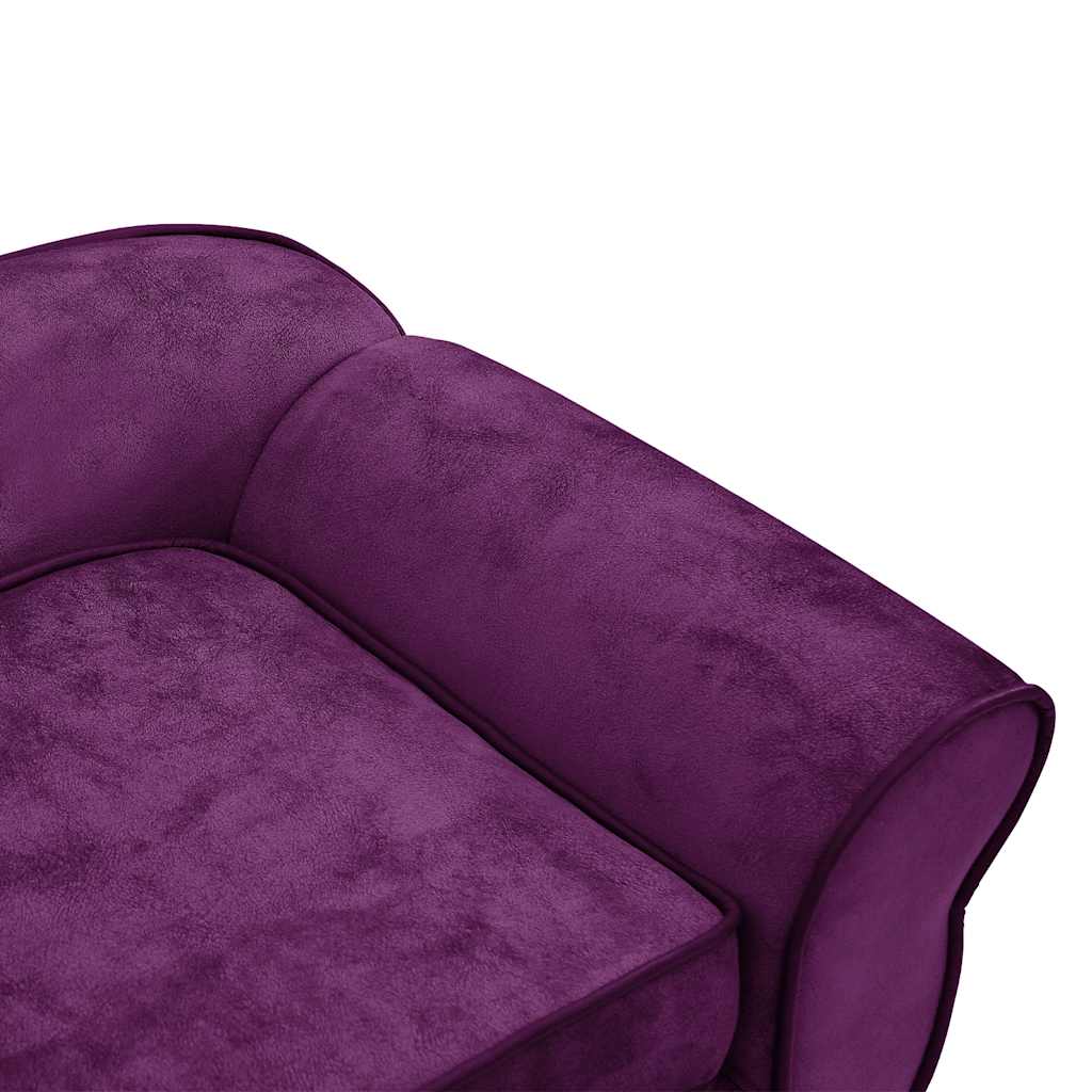 Dog Sofa Burgundy 72x45x30 cm Plush