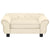 Dog Sofa Cream 72x45x30 cm Plush