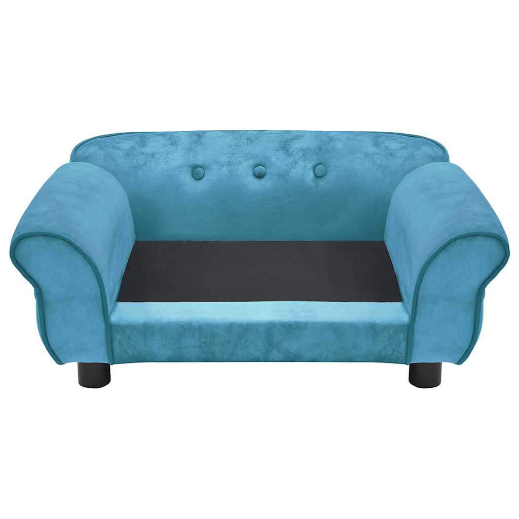 Dog Sofa Turquoise 72x45x30 cm Plush