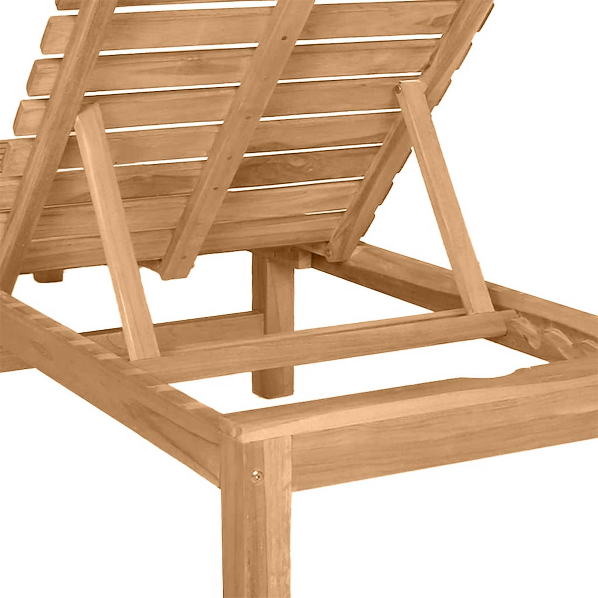 Sun Lounger Solid Wood Teak