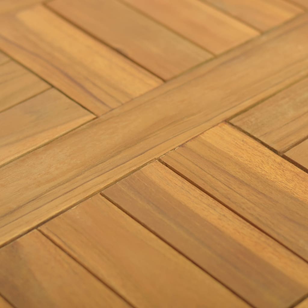 Square Table Top 40x40x2.5 cm Solid Wood Teak