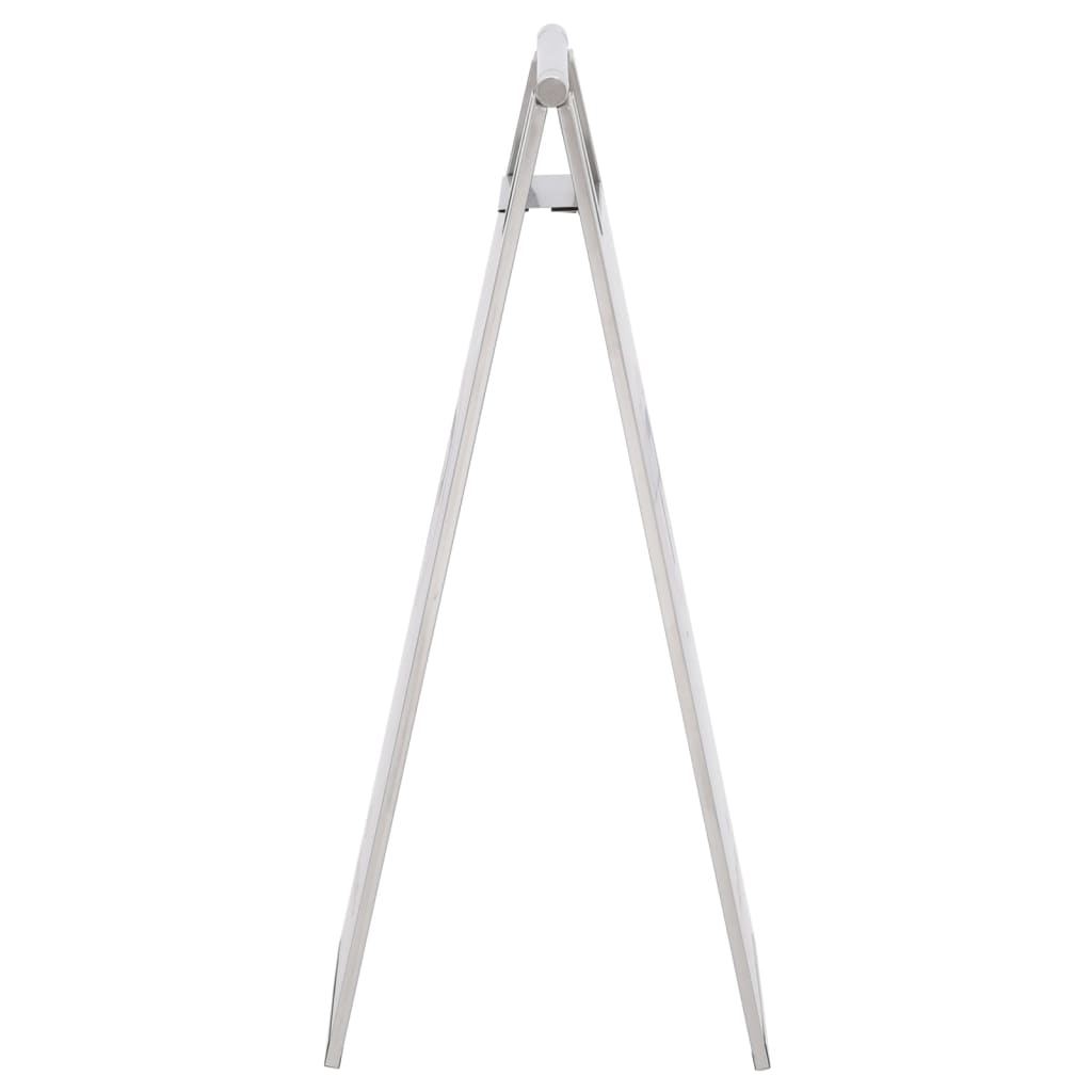 Folding Wet Floor Sign Stainless Steel