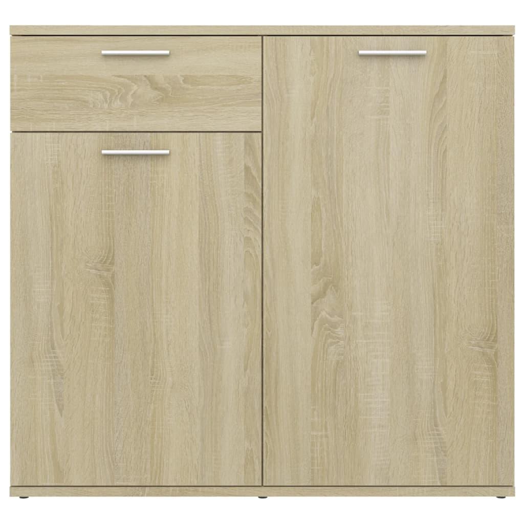 Sideboard Sonoma Oak 80x36x75 cm Engineered Wood