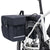 Double Bicycle Bag for Pannier Rack Waterproof 35 L Black