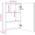 LED Bathroom Mirror Cabinet Shining White 50x13x70 cm