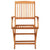 Folding Garden Chairs 2 pcs Solid Eucalyptus Wood