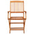 Folding Garden Chairs 4 pcs Solid Eucalyptus Wood