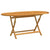 Folding Garden Table 160x85x75 cm Solid Eucalyptus Wood