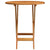 Folding Garden Table Ø60x75 cm Solid Eucalyptus Wood