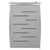 Quadruple Wheelie Bin Shed 276.5x77.5x112.5 cm Stainless Steel