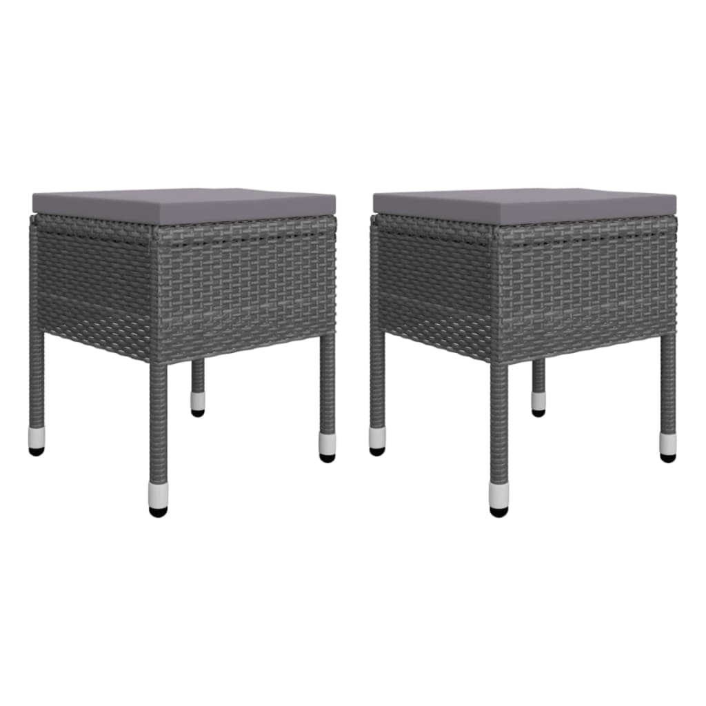 5 Piece Garden Dining Set Grey