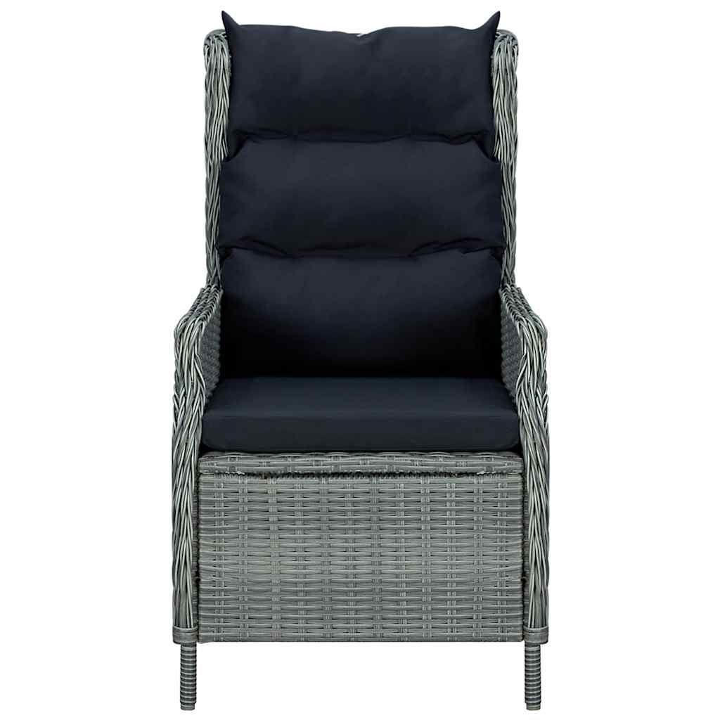 7 Piece Garden Dining Set Light Grey