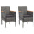 5 Piece Garden Dining Set Grey