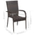 5 Piece Garden Dining Set Brown