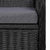 7 Piece Garden Dining Set Black