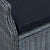 9 Piece Garden Dining Set Dark Grey