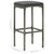 5 Piece Garden Bar Set with Cushions Grey