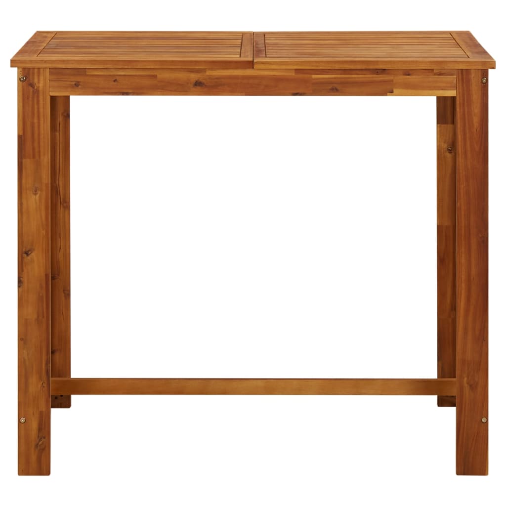 7 Piece Garden Bar Set Brown