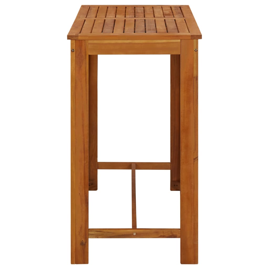 7 Piece Garden Bar Set Brown