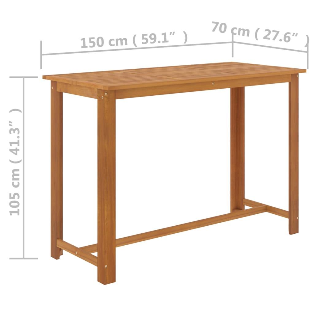 9 Piece Garden Bar Set with Cushions Grey