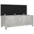 Storage Box with Cushion Concrete Grey 105x40x45 cm Engineered Wood