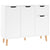 Sideboard High Gloss White 90x30x72 cm Engineered Wood