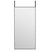 Door Mirror Black 40x80 cm Glass and Aluminium