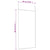 Door Mirror Black 40x80 cm Glass and Aluminium