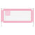 Toddler Safety Bed Rail Pink 160x25 cm Fabric