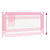 Toddler Safety Bed Rail Pink 160x25 cm Fabric