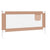 Toddler Safety Bed Rail Taupe 180x25 cm Fabric