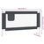 Toddler Safety Bed Rail Dark Grey 140x25 cm Fabric