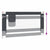 Toddler Safety Bed Rail Dark Grey 150x25 cm Fabric