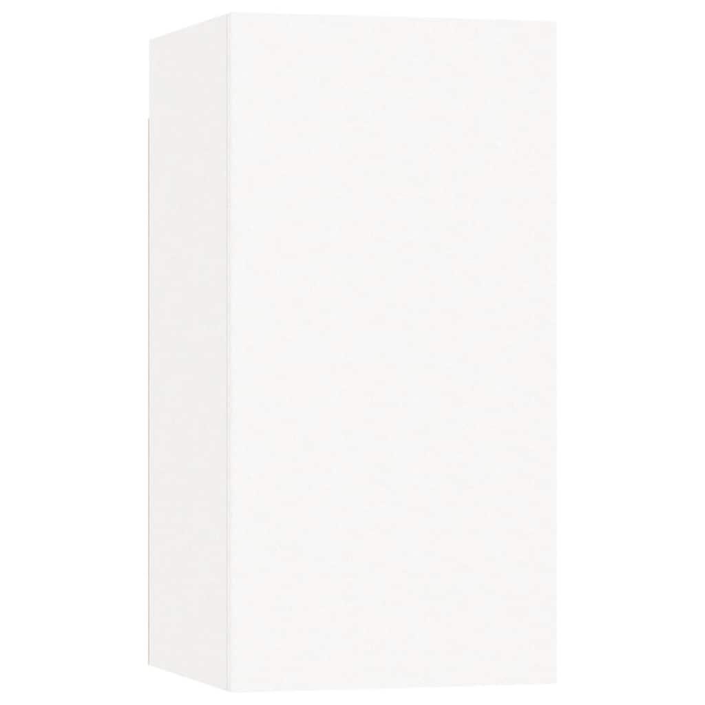TV Cabinets 2 pcs White 30.5x30x60 cm Engineered Wood