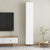 TV Cabinets 2 pcs White 30.5x30x90 cm Engineered Wood
