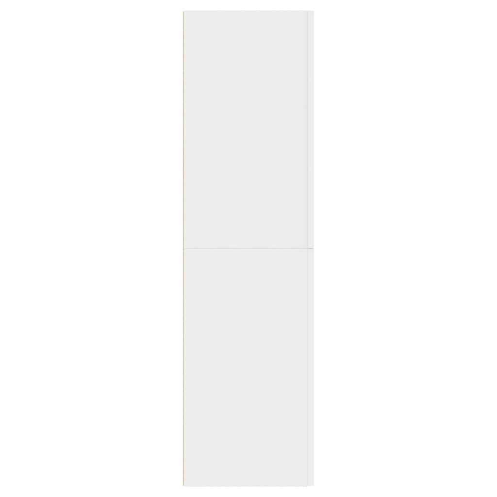 TV Cabinets 2 pcs White 30.5x30x110 cm Engineered Wood
