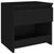 Bedside Cabinet Black 40x30x39 cm Engineered Wood