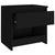 Bedside Cabinet Black 40x30x39 cm Engineered Wood