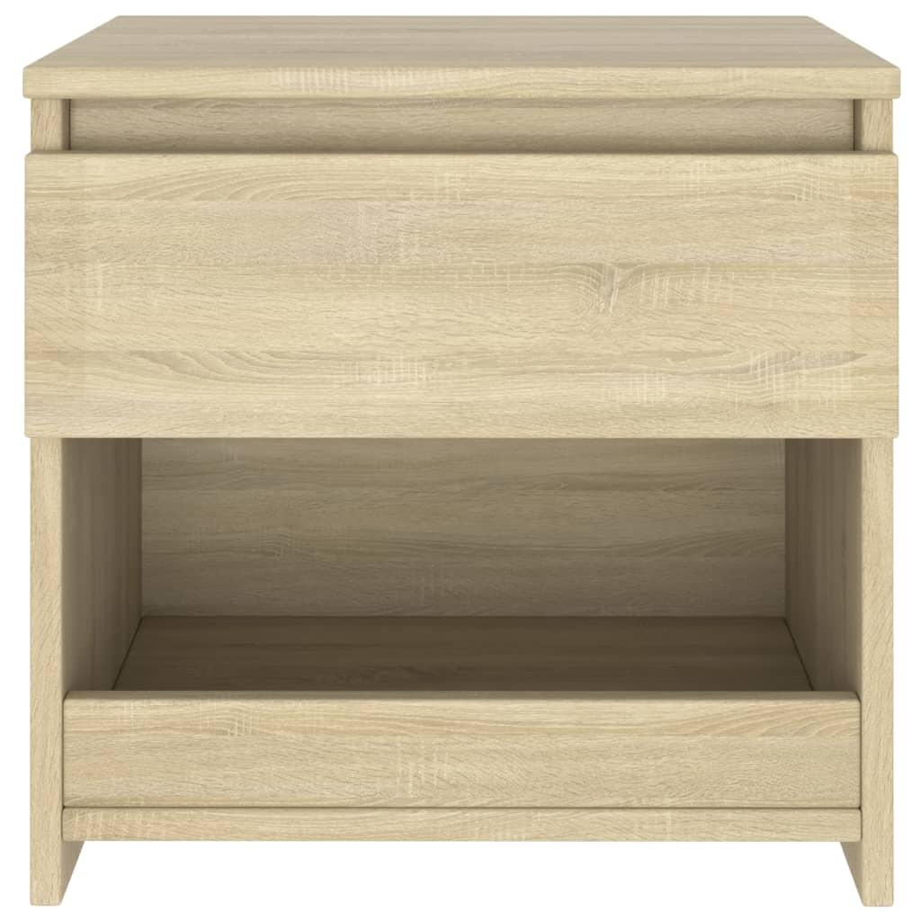 Bedside Cabinet Sonoma Oak 40x30x39 cm Engineered Wood