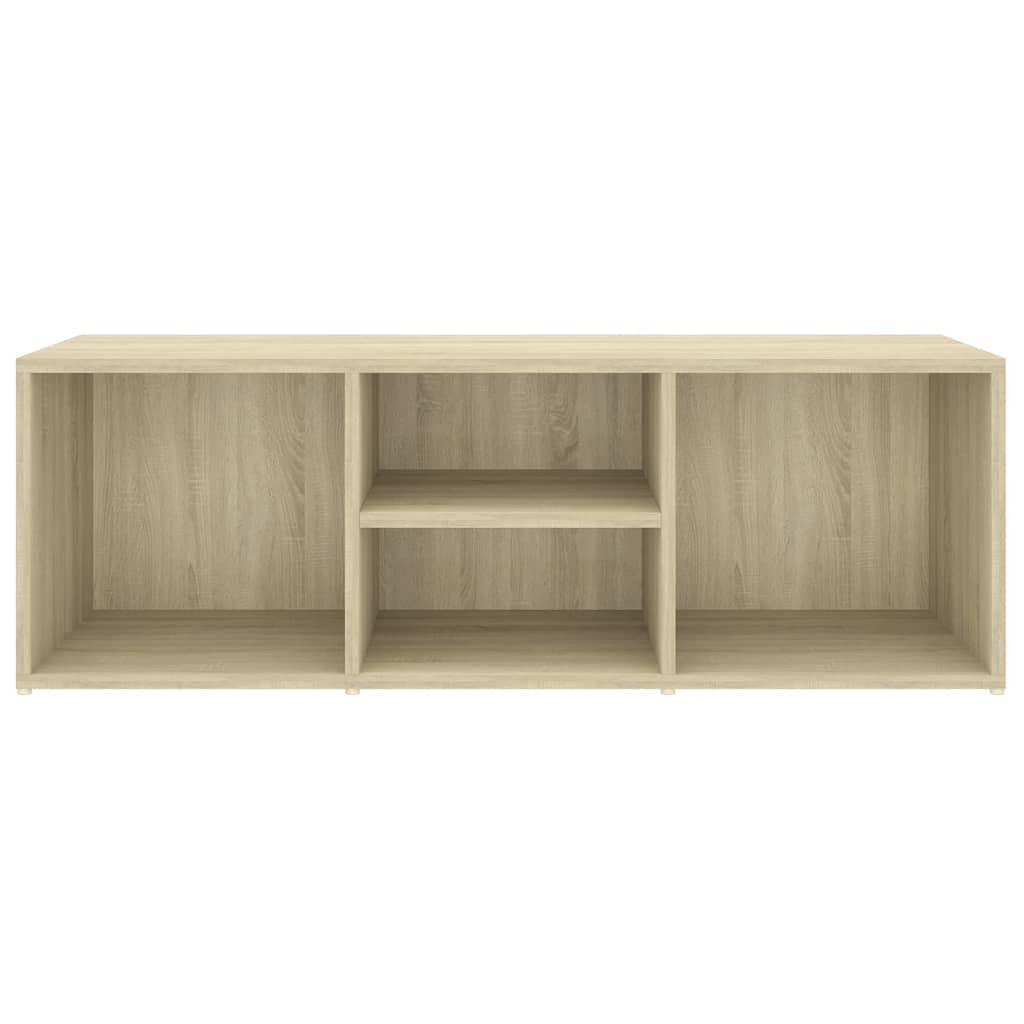 Shoe Storage Bench Sonoma Oak 105x35x35 cm Engineered Wood