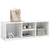 Shoe Storage Bench High Gloss White 105x35x35 cm Engineered Wood