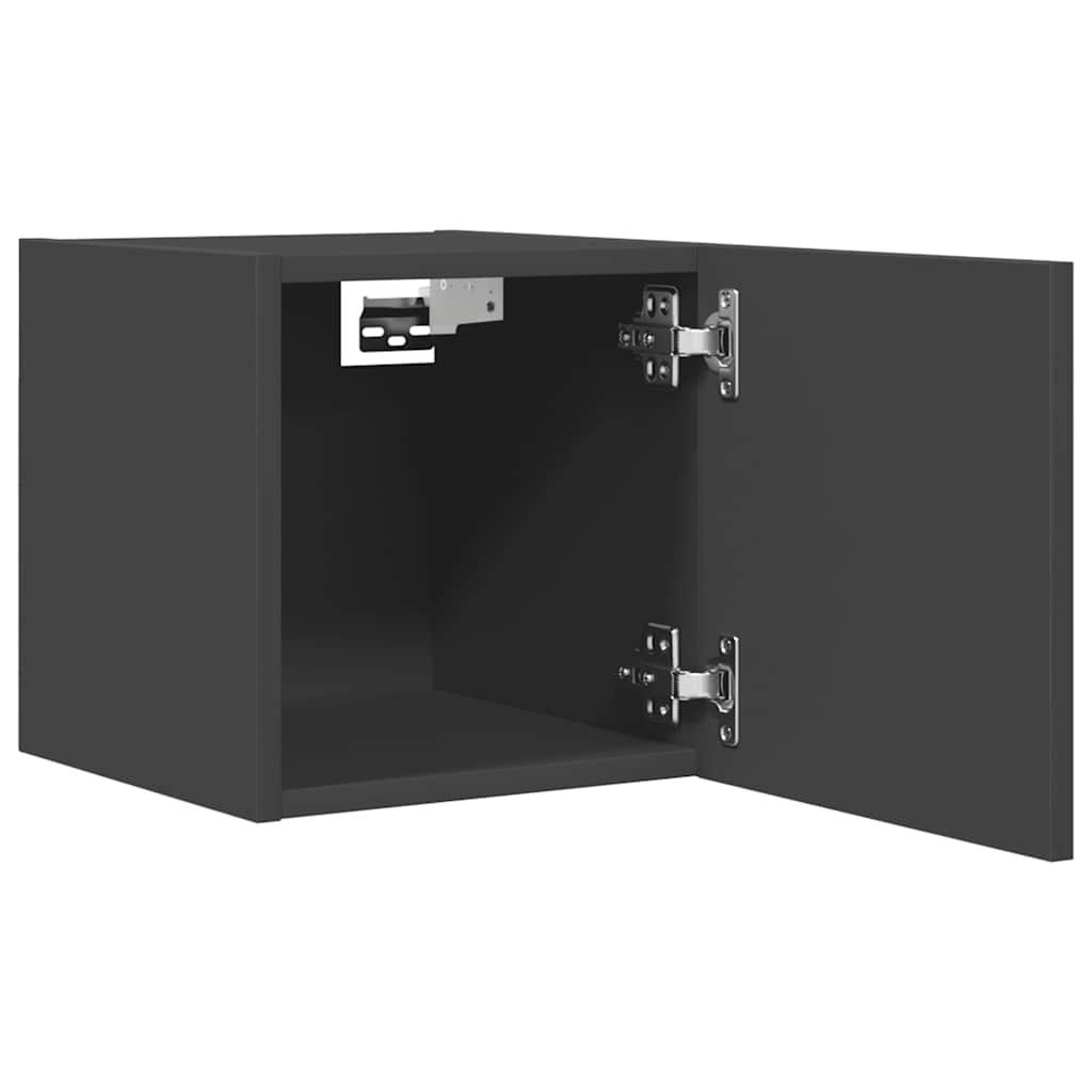 Wall Mounted TV Cabinets 2 pcs Grey 30.5x30x30 cm