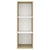 Wall-mounted TV Cabinet Sonoma Oak and White 37x37x107 cm Engineered Wood